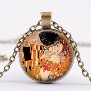 🍏50% OFF/3+...Gustav Klimt "The Kiss" Necklace